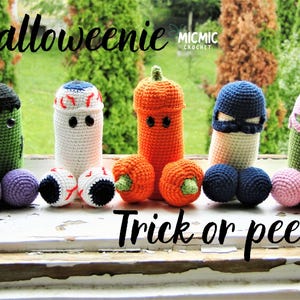 Halloween Crochet Peen Pattern Bundle – Spooky Naughty Gag Gift (PDF)