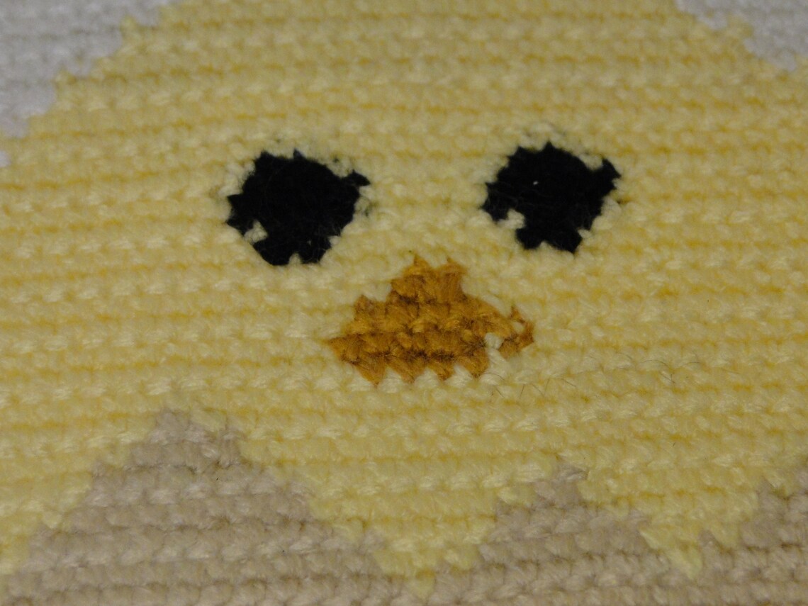 Easter Placemat Pattern, Crochet Easter Placemat Pattern, Easter