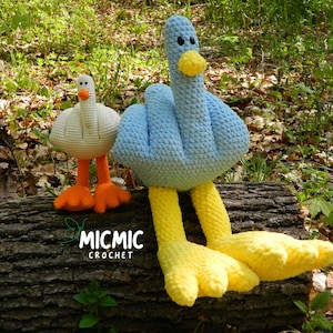 Duck you crochet pattern, Funny duck pattern, Duck You Oh my Duck pattern zdjęcie 2