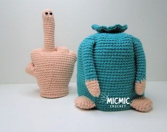 Pacchetto di schemi all'uncinetto per amigurumi a mano magica (PDF)