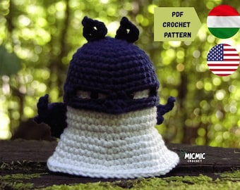 Crochet Bat Ghost Pattern: Halloween Amigurumi (PDF Pattern EN/HU