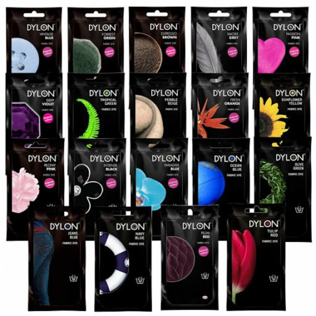 Dylon Hand Dye 50g Full Range of Colours Available Etsy UK