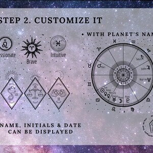 Astrology Birth Chart - Foil Print image 9