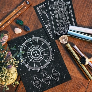 Astrology Birth Chart - Foil Print image 6