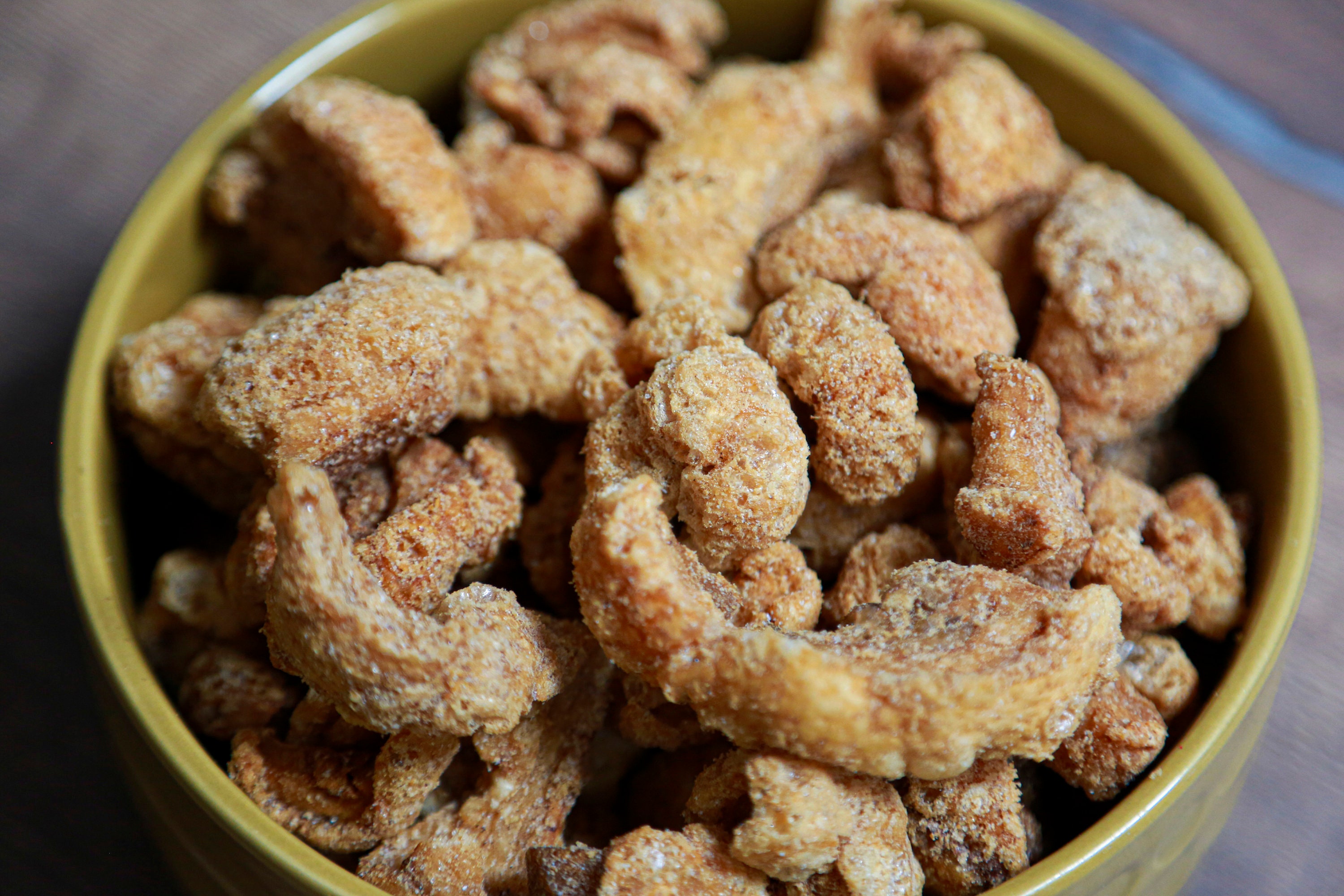 Pork scratchings hot sale for dogs