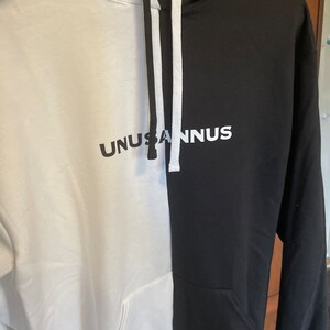 Unus Annus Split Logo Hoodie Handmade INVERTED Etsy