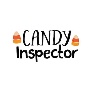 Candy inspector - T shirt design, jpej, ai, png