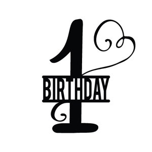 1st Birthday  - shirt design, dxf, svg, eps, png