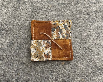 Patriotic/Service Pocket Prayer Quilt w cross charm