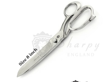 Tailor Scissors Upholstery Dressmaking Fabric Heavy Duty Shears 8  Inch
