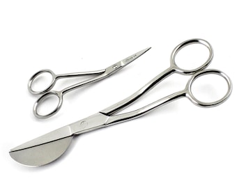 New Sharpy Duckbill Applique Embroidery Stitching Thread Scissors 4 & 6 inches