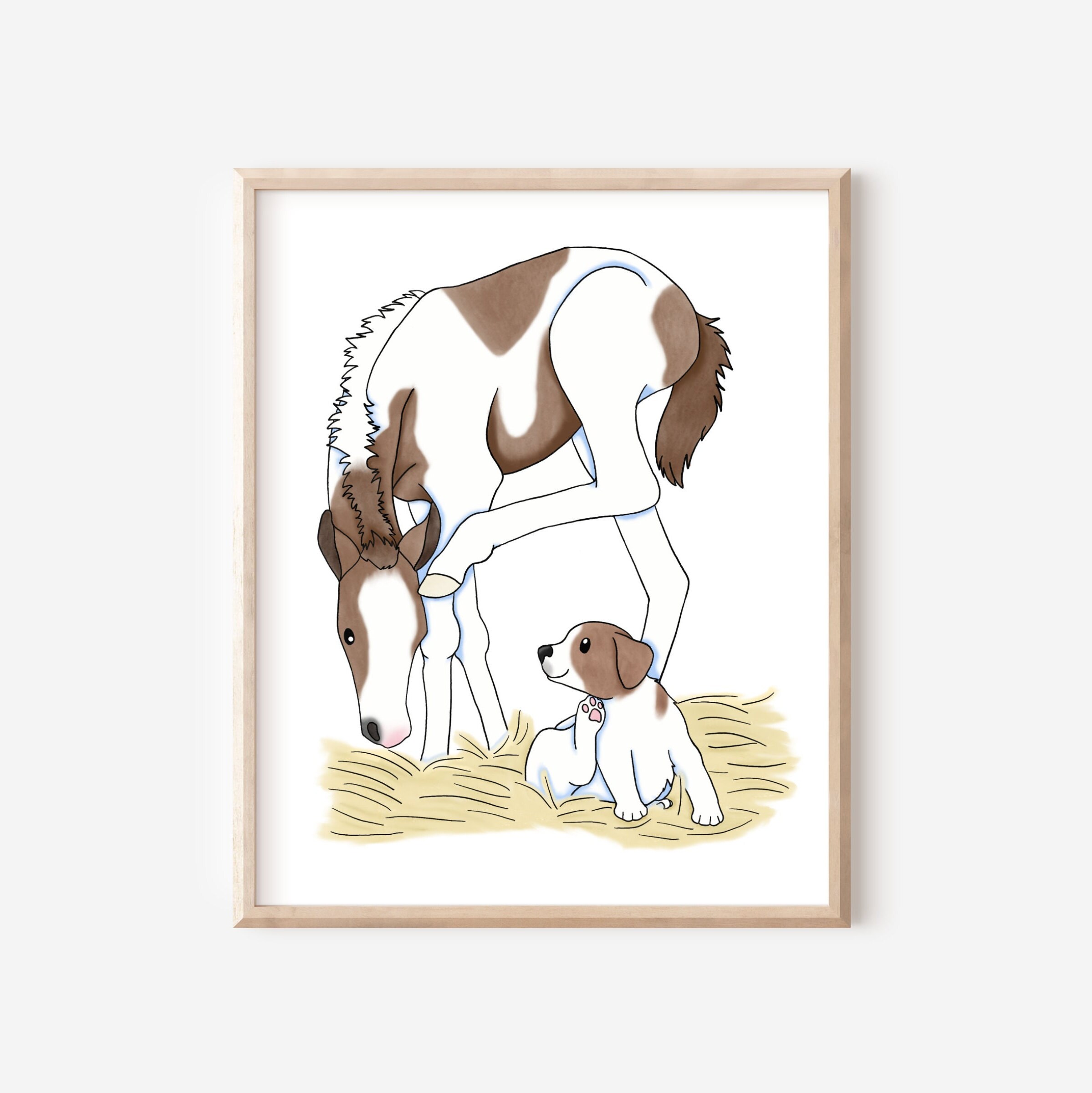 Set of 3 Horse Nursery Prints, Horse Themed Nursery,baby Horse Prints