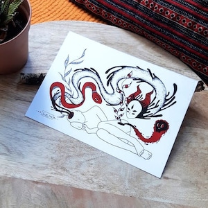 MIND DEMONS - A5 Print - Illustration - Impression -  papier naturel