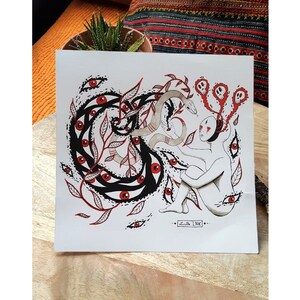 SONGES - Print - Illustration - Impression carré - supérieur mat 210 x 210 mm