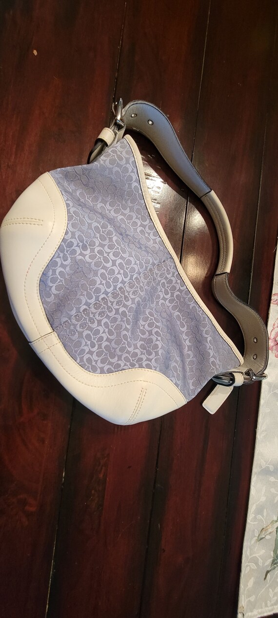 Coach blue handbag Gem