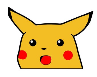 shocked pikachu plush