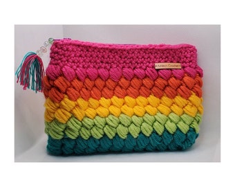 Rainbow purse | Crochet purse | Gift for her | Birthday gift | mother's day