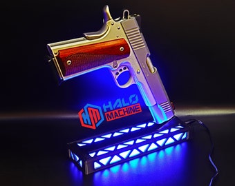 Original LED Gun Stand® (R Series)-Universal Barrel Mount-Beretta/Canik/FN/Glock/Ruger/SigSauer/Springfield/Staccato/S&W/Taurus/Walther, etc