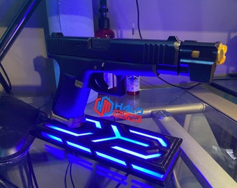 Original LED Gun Stand® (R Series)-Single Stack Glock®/P80®/Shadow Systems®-G43/G43X/G48/CR920/CR920P/CR920X/CR920XP