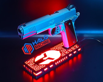 Original LED Gun Stand® (R Series)-Single Stack 1911-Colt/Kimber/Nighthawk Custom/Ruger/Sig Sauer/Springfield Armory/Wilson Combat, etc