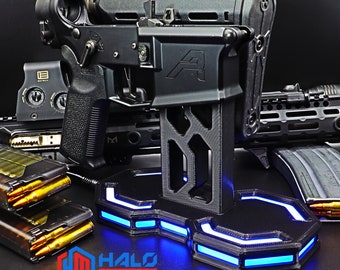 Original LED Gun Stand® (AR-15)-Magazine Post-.223/5.56/.22LR/.300BLK/7.62x39, etc