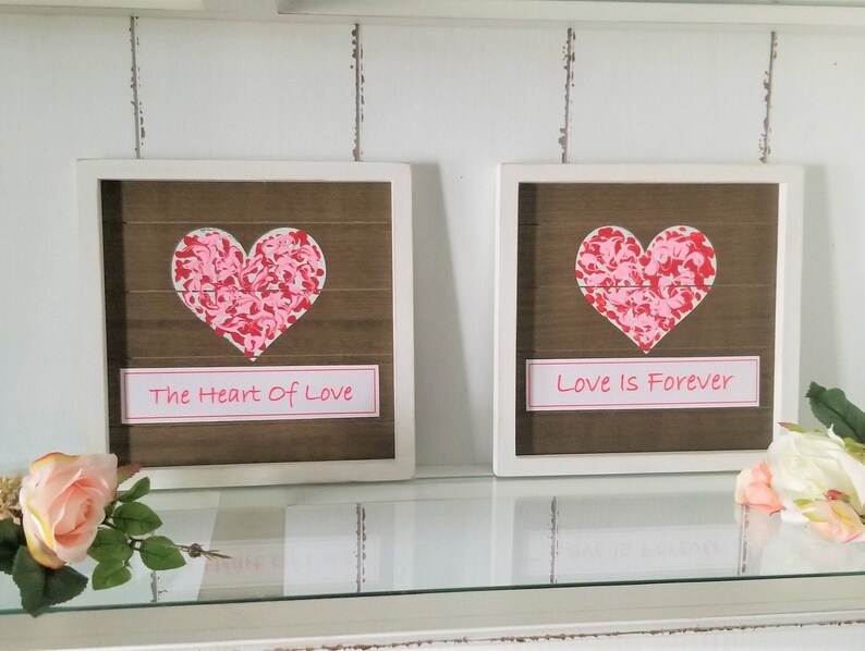 Valentine's Day Hearts Heart Frame Farm House Picture image 0
