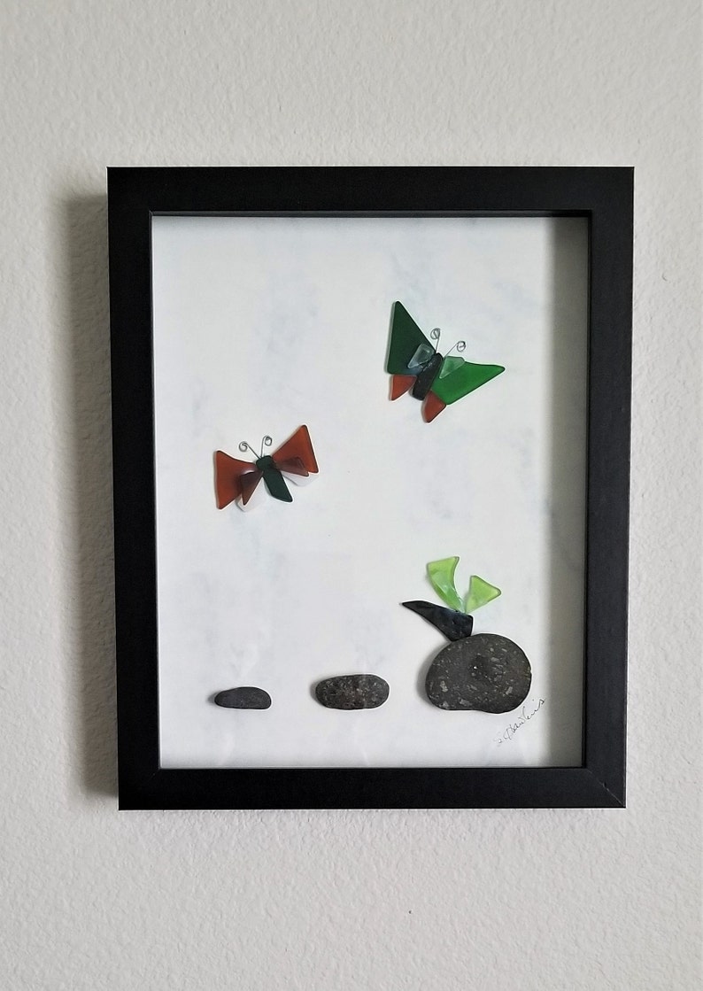 Butterflies Are Free Shadowbox Wall Decor image 2