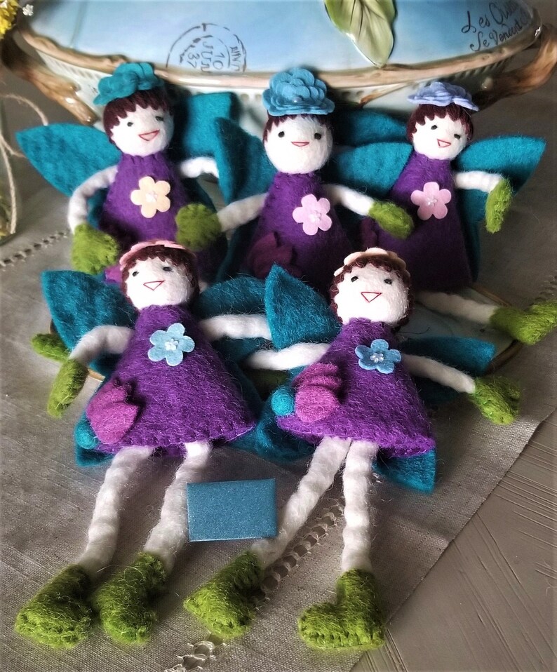 Felted Wool Tooth Fairy Dolls image 2