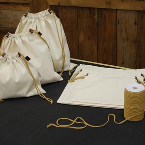 Heavy cotton canvas dust/gift/storage bag. 100 percent cotton canvas. Made in the USA Bild 4
