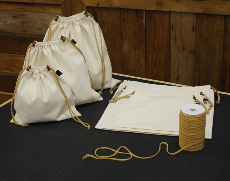 Heavy cotton canvas dust/gift/storage bag. 100 percent cotton canvas. Made in the USA Bild 4