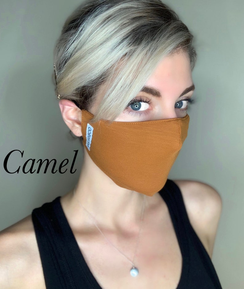 Bamboo Face Masks FREE SHIPPING Canada adjustable, washable, PM 2.5 Filter image 5