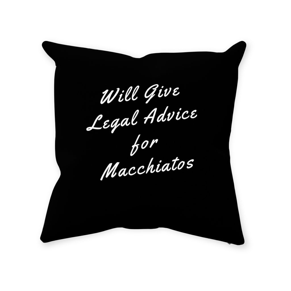 Law Student Pillow Will Give Legal Advice For Macchiatos Etsy
