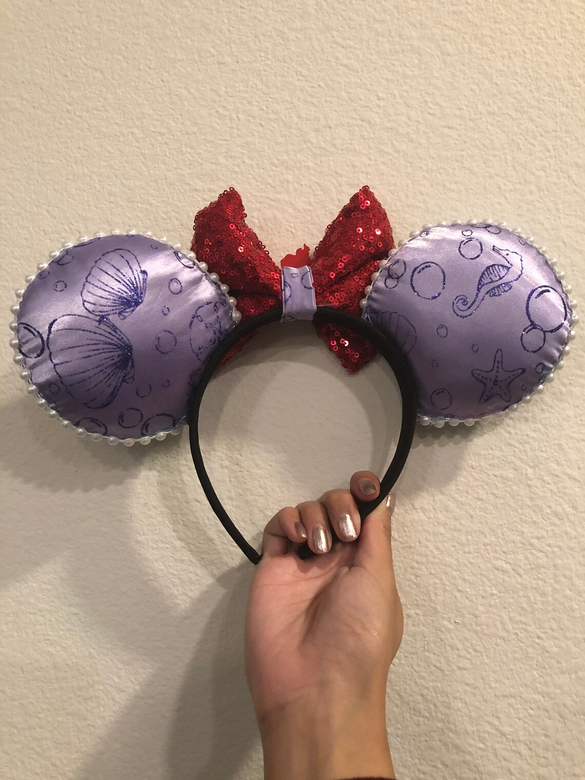 The Little Mermaid Ariel Disney Ears Etsy