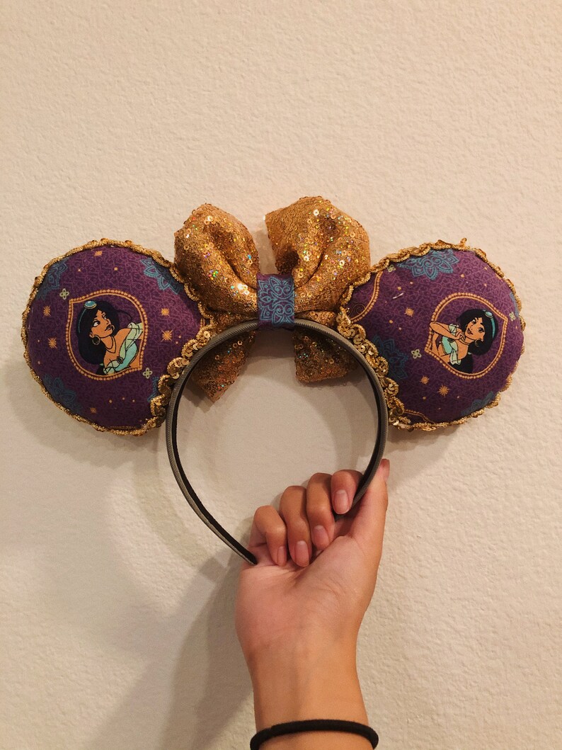 Princess Jasmine Disney Ears Etsy