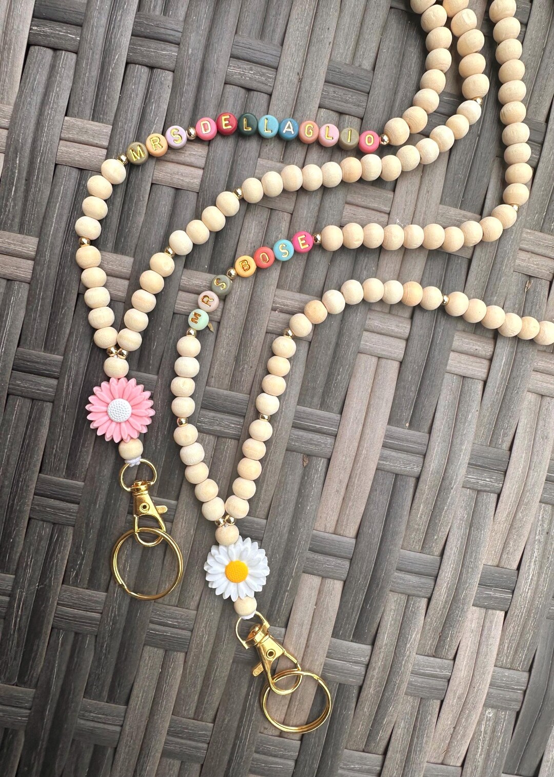 Teacher Lanyard, Teacher Appreciation Gift, Teacher Name Lanyard ...