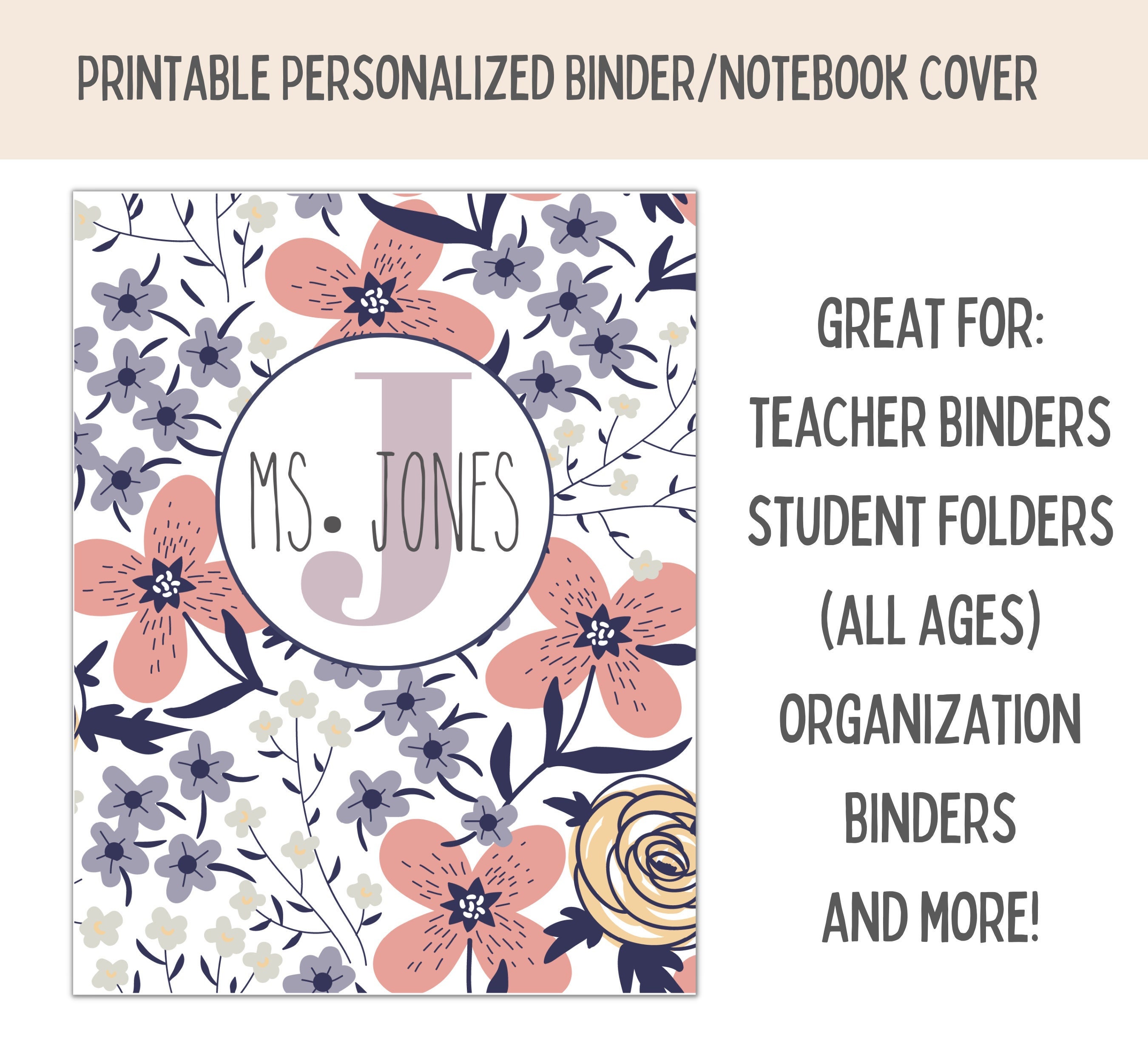 Lilly Pulitzer Binder Cover - Etsy