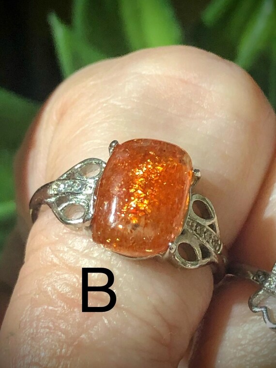 ONE Arusha Sunstone Adjustable Silver Ring, Sunst… - image 6