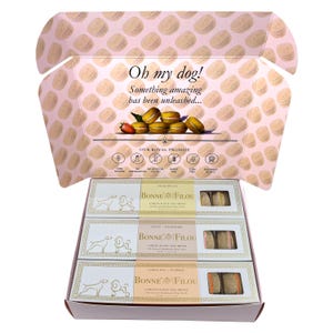 Dog Macaron Gift Box, Gourmet Dog Treats, Dog Treat Gift Box, Unique Dog Gift, Premium Dog Treat, Dog Mom Gift, Dog Dad Gift, Bonne et Filou