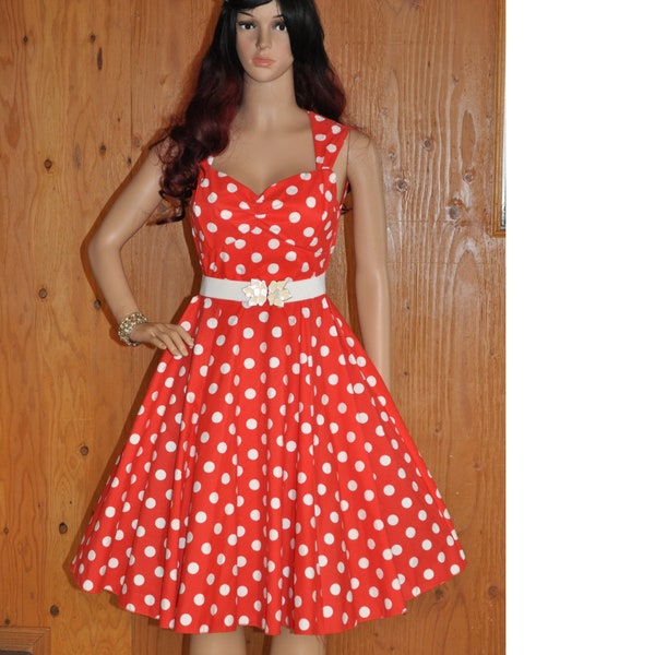 Women's Summer 50s 60s Rockabilly Retro Vintage swing Dress pin up style