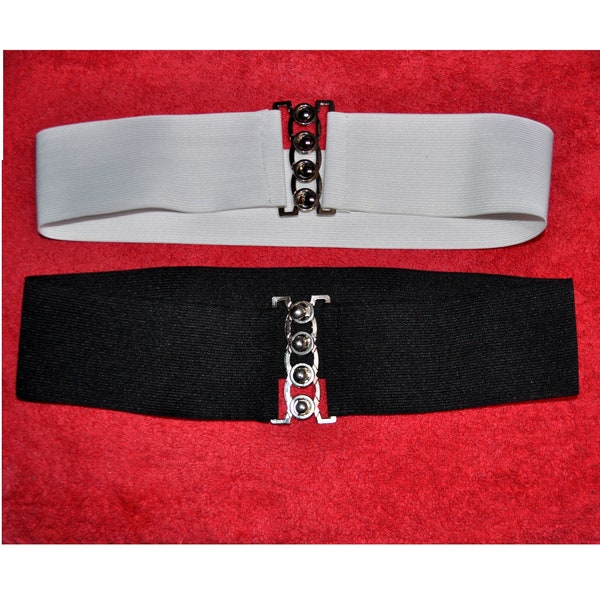 Belt Retro Vintage Nurse Belt Stretch Classic pinup style Lot of Two Belts