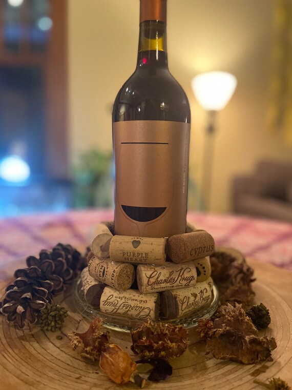 Weinflasche Halter aus Wein Korken