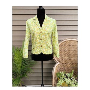 1960er Jahre Flower Power Blazer Jacke von Regal of California