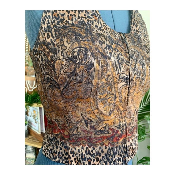 1990s 2000s Y2K-Style Animal Print Vest Top - image 3