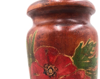 Vintage Wooden Vase