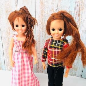 Vintage 1969 Ideal Crissy Hair Grow Doll: Red Hair Collectible