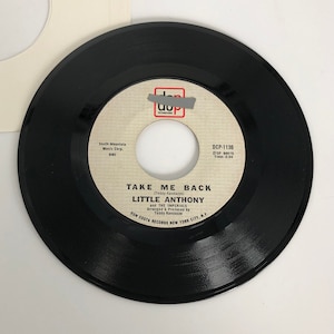 Vintage Record,45, Little Anthony, our Song and Take Me Back