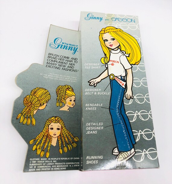 Vintage Vogue Ginny Doll: Videl Sasson Designer Fashion, 1981, MIB
