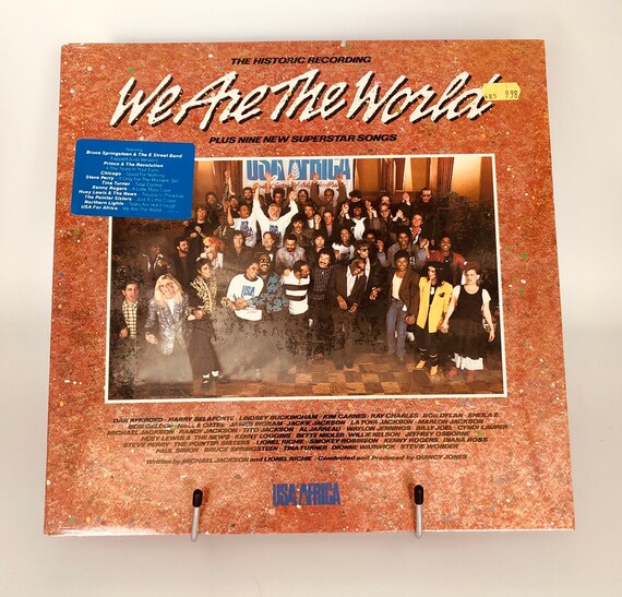 Vintage 'we Are the World' Album: 1985 USA for Africa, Mint in