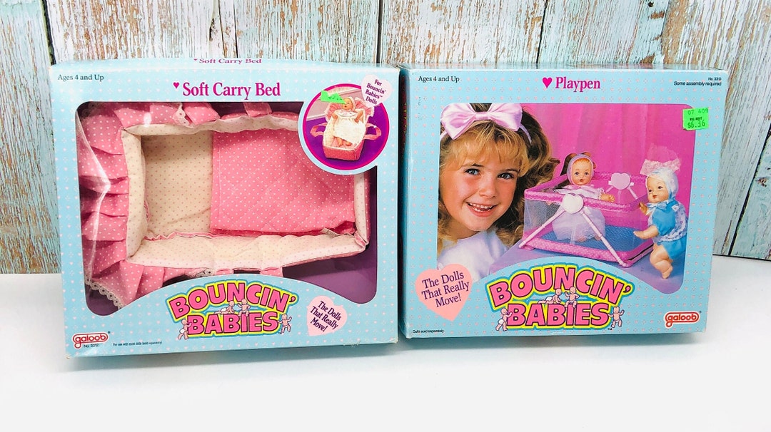 Coffret Vintage Bébé Boum (1988) - Poupée 17cm + Accessoires - Galoob