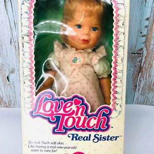 Vintage Love 'n Touch Baby Sister, Mattel #3237, 15